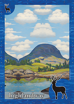 highlandway blue deer